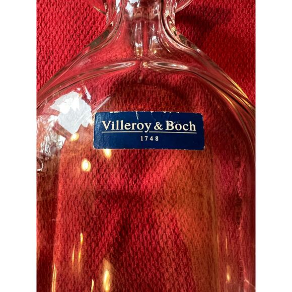 Villeroy & Boch crystal glass liquor whiskey decanter elegant barware RARE - Picture 5 of 10